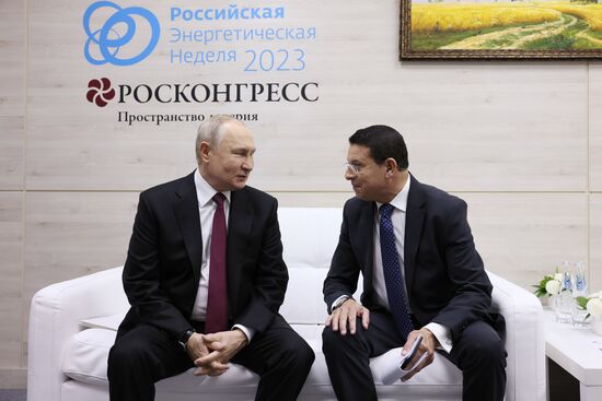 Russia Putin Energy Week Forum