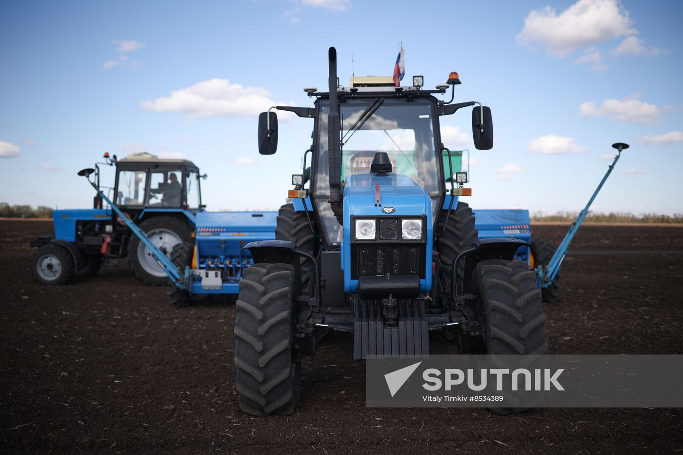 Russia Agriculture Winter Wheat Sowing