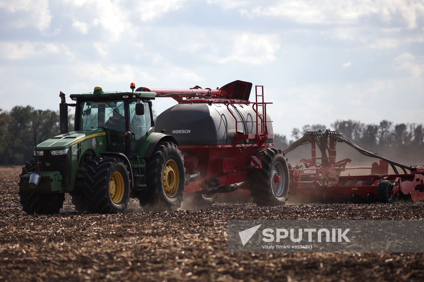 Russia Agriculture Winter Wheat Sowing