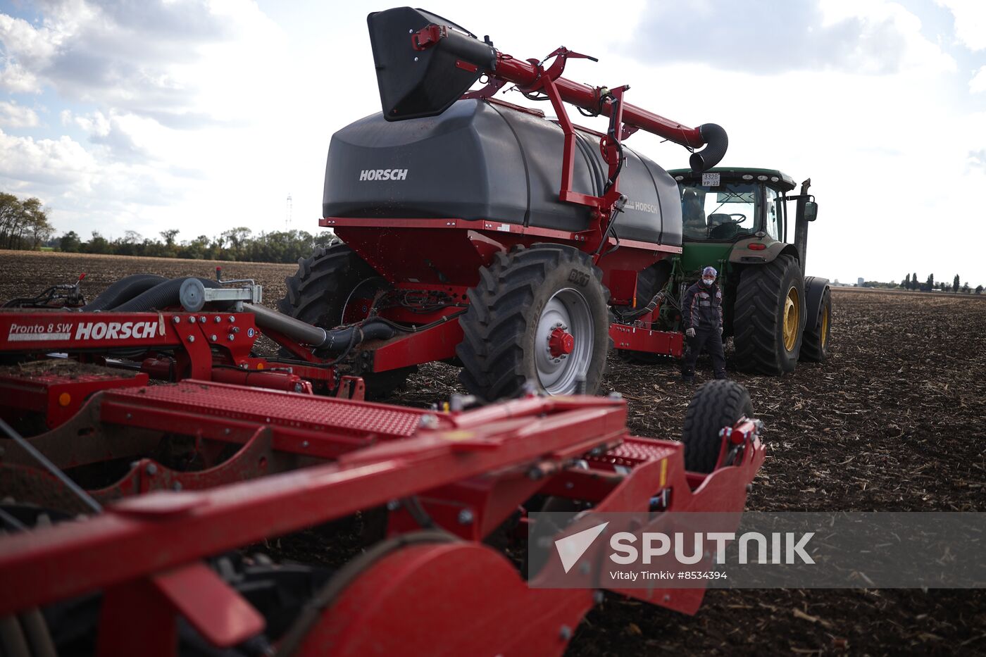 Russia Agriculture Winter Wheat Sowing