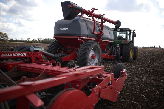 Russia Agriculture Winter Wheat Sowing
