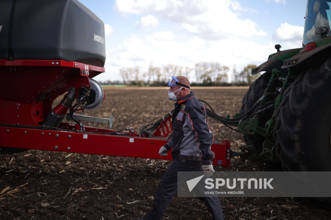 Russia Agriculture Winter Wheat Sowing