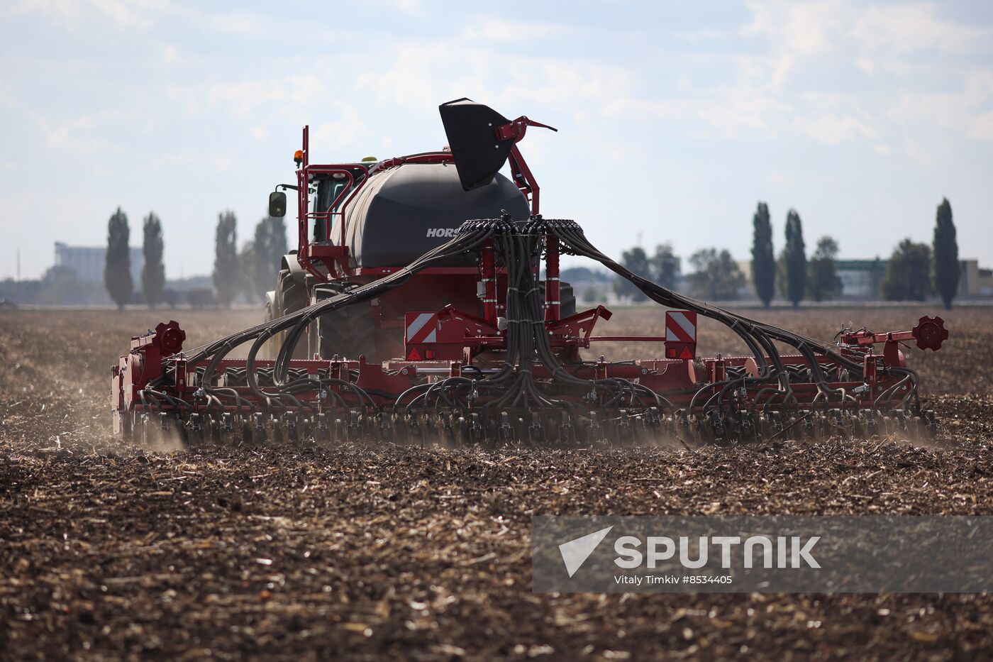 Russia Agriculture Winter Wheat Sowing