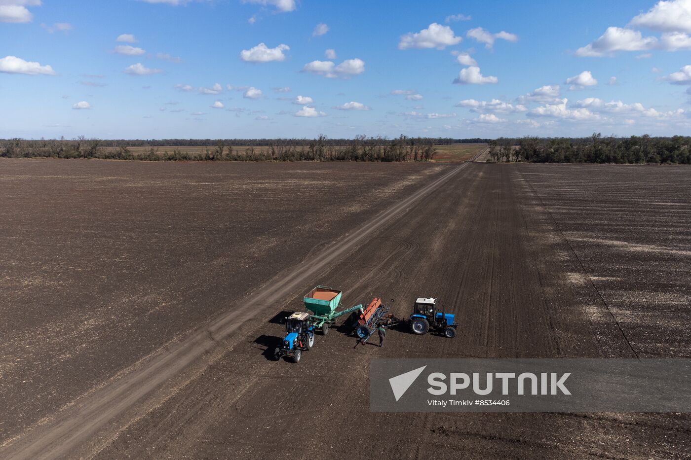 Russia Agriculture Winter Wheat Sowing