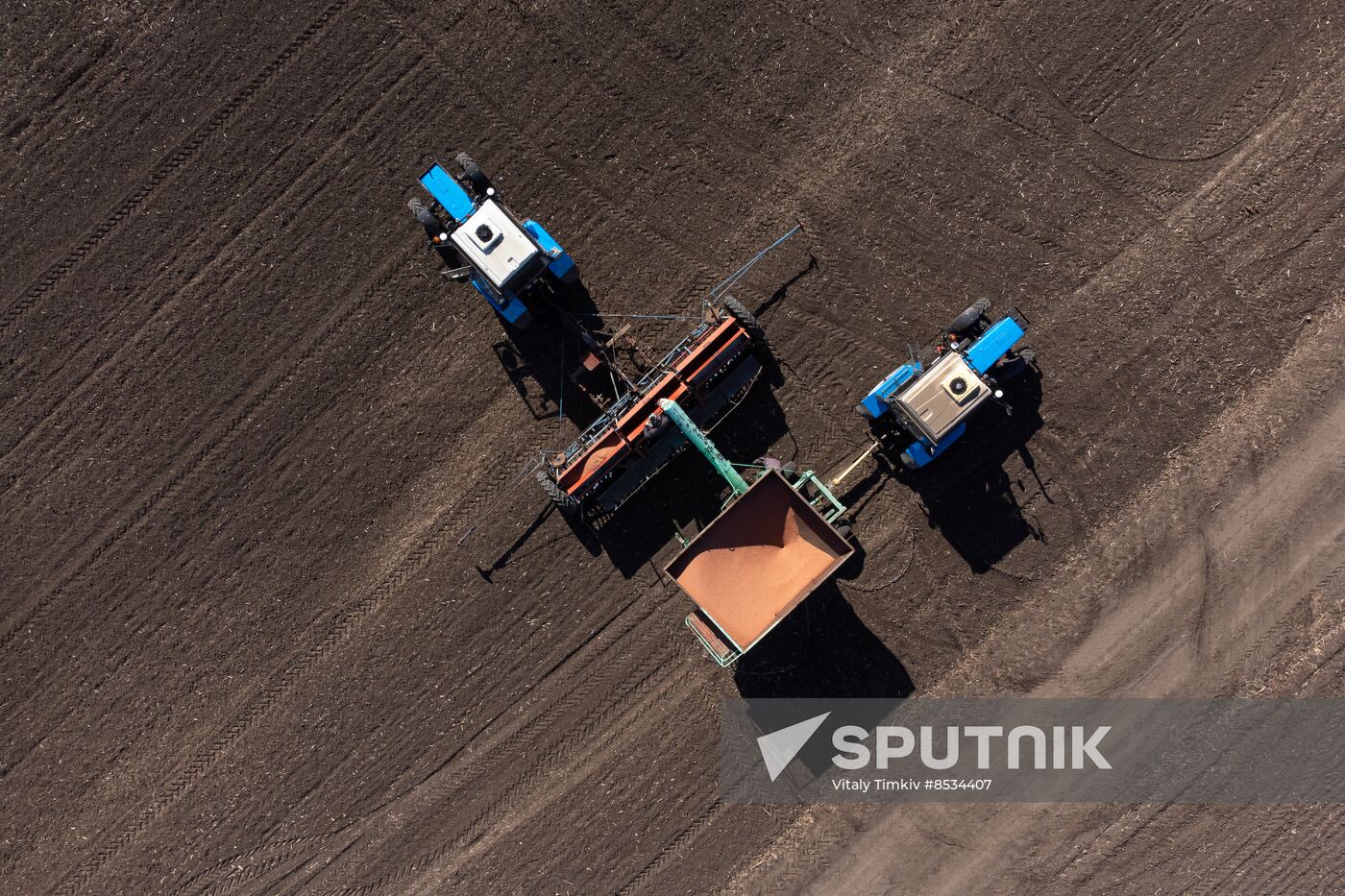 Russia Agriculture Winter Wheat Sowing