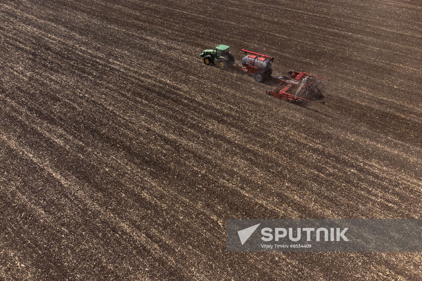 Russia Agriculture Winter Wheat Sowing