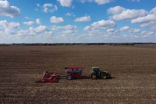 Russia Agriculture Winter Wheat Sowing