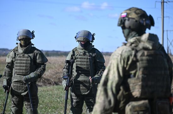 Russia Ukraine Military Operation Sappers