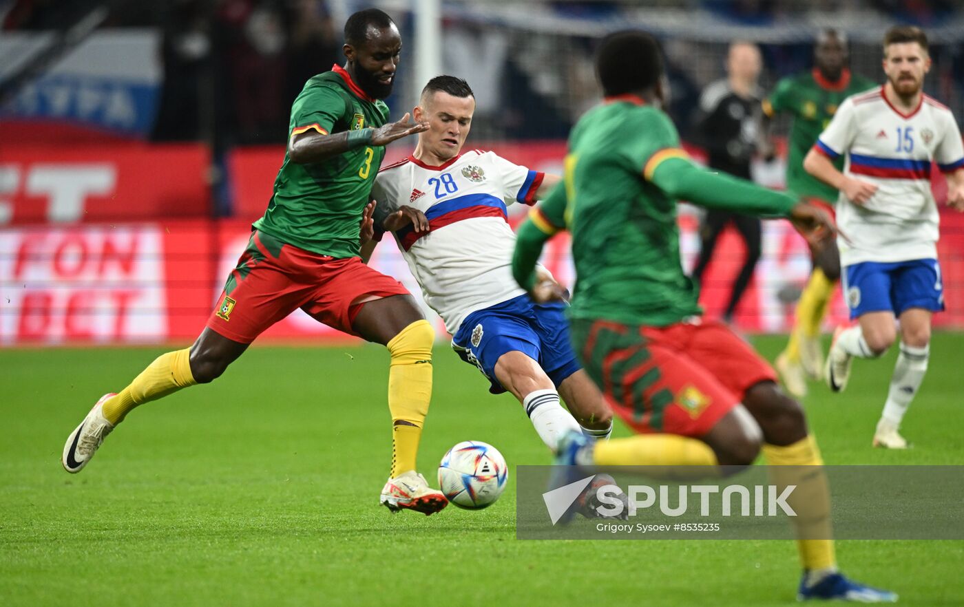 Russia Soccer Friendly Russia - Cameroon