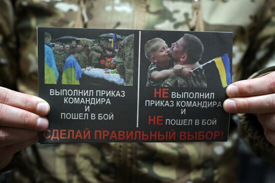 Russia Ukraine Military Operation Leaflet Shells