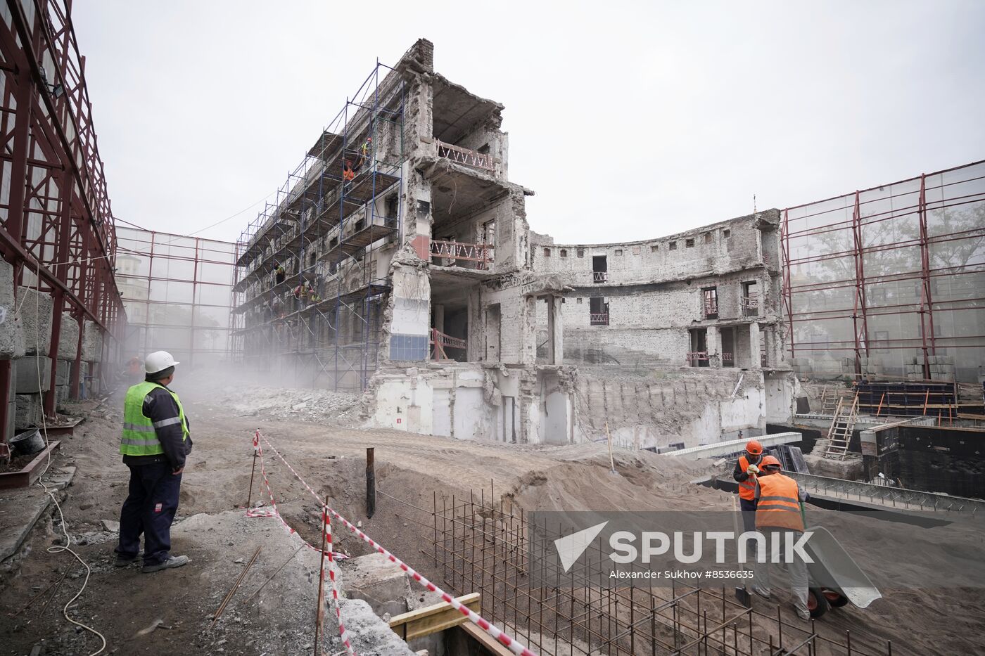 Russia Ukraine Military Operation Theatre Reconstruction