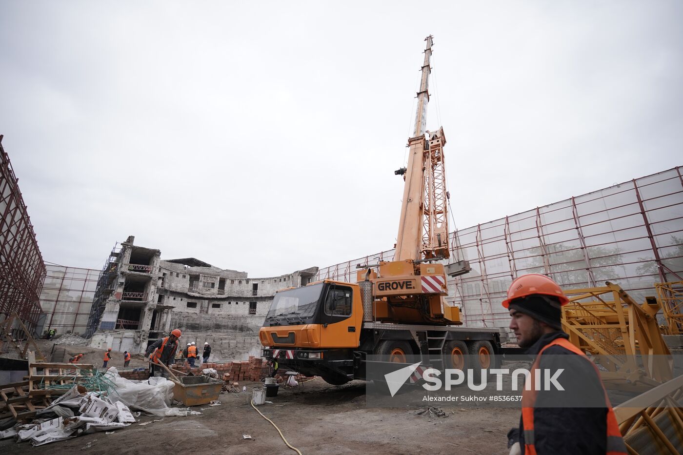 Russia Ukraine Military Operation Theatre Reconstruction