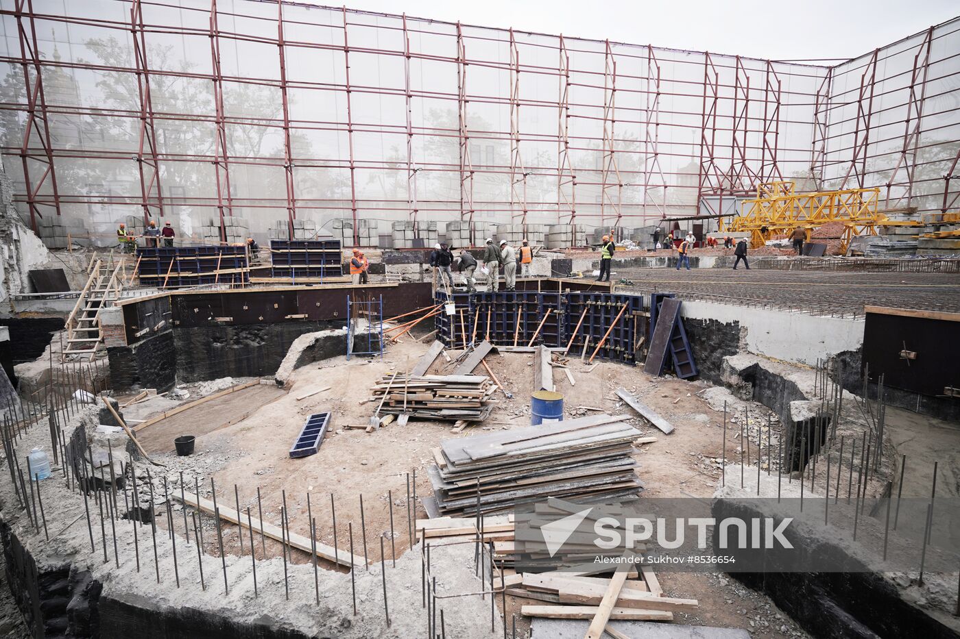 Russia Ukraine Military Operation Theatre Reconstruction