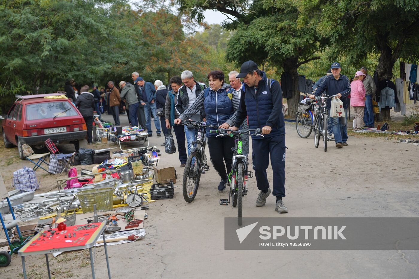 Russia Zaporizhzhia Region Flea Market