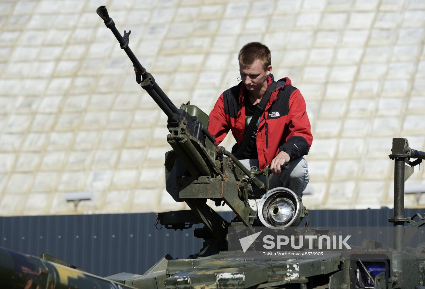 Russia Ukraine Military Operation Captured Hardware Exhibition