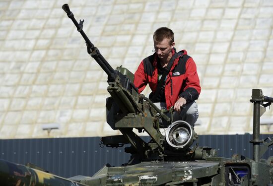 Russia Ukraine Military Operation Captured Hardware Exhibition