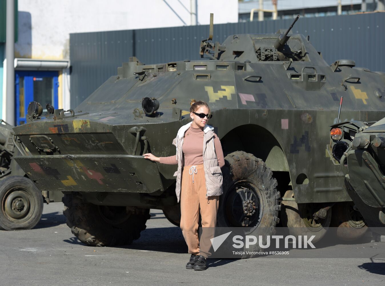 Russia Ukraine Military Operation Captured Hardware Exhibition