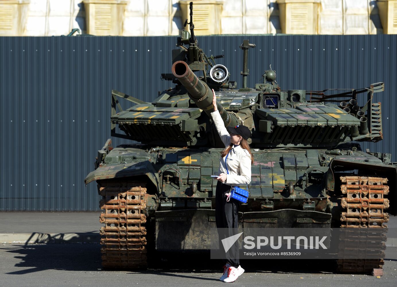 Russia Ukraine Military Operation Captured Hardware Exhibition