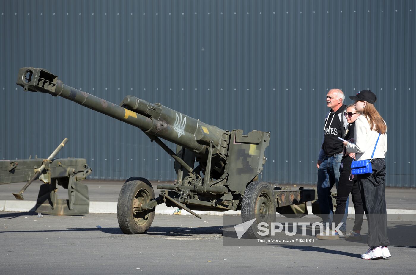 Russia Ukraine Military Operation Captured Hardware Exhibition