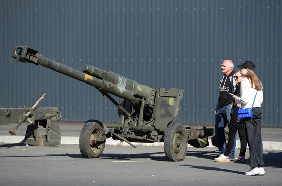 Russia Ukraine Military Operation Captured Hardware Exhibition