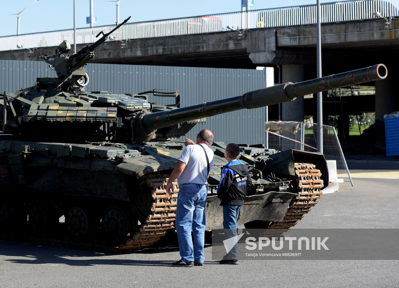 Russia Ukraine Military Operation Captured Hardware Exhibition