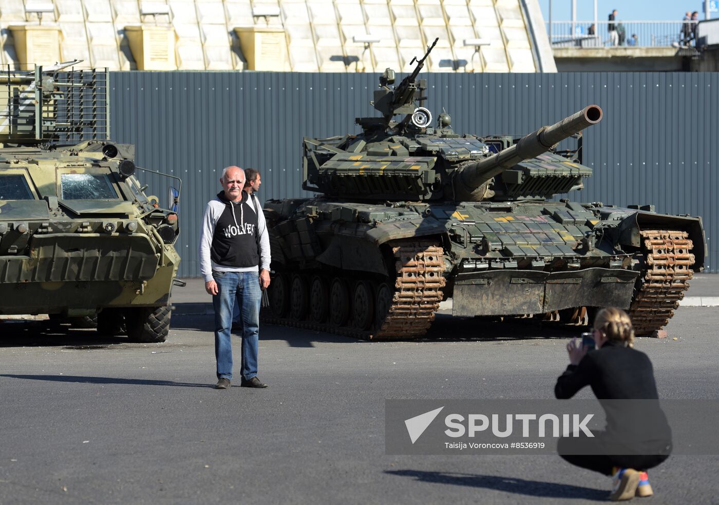 Russia Ukraine Military Operation Captured Hardware Exhibition