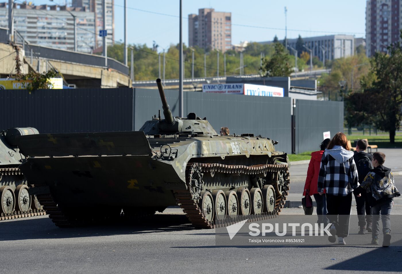 Russia Ukraine Military Operation Captured Hardware Exhibition