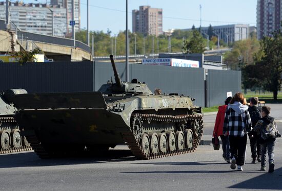 Russia Ukraine Military Operation Captured Hardware Exhibition