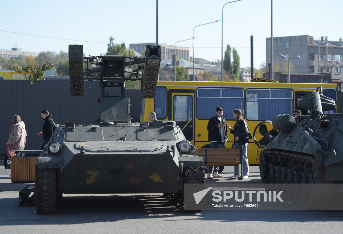 Russia Ukraine Military Operation Captured Hardware Exhibition