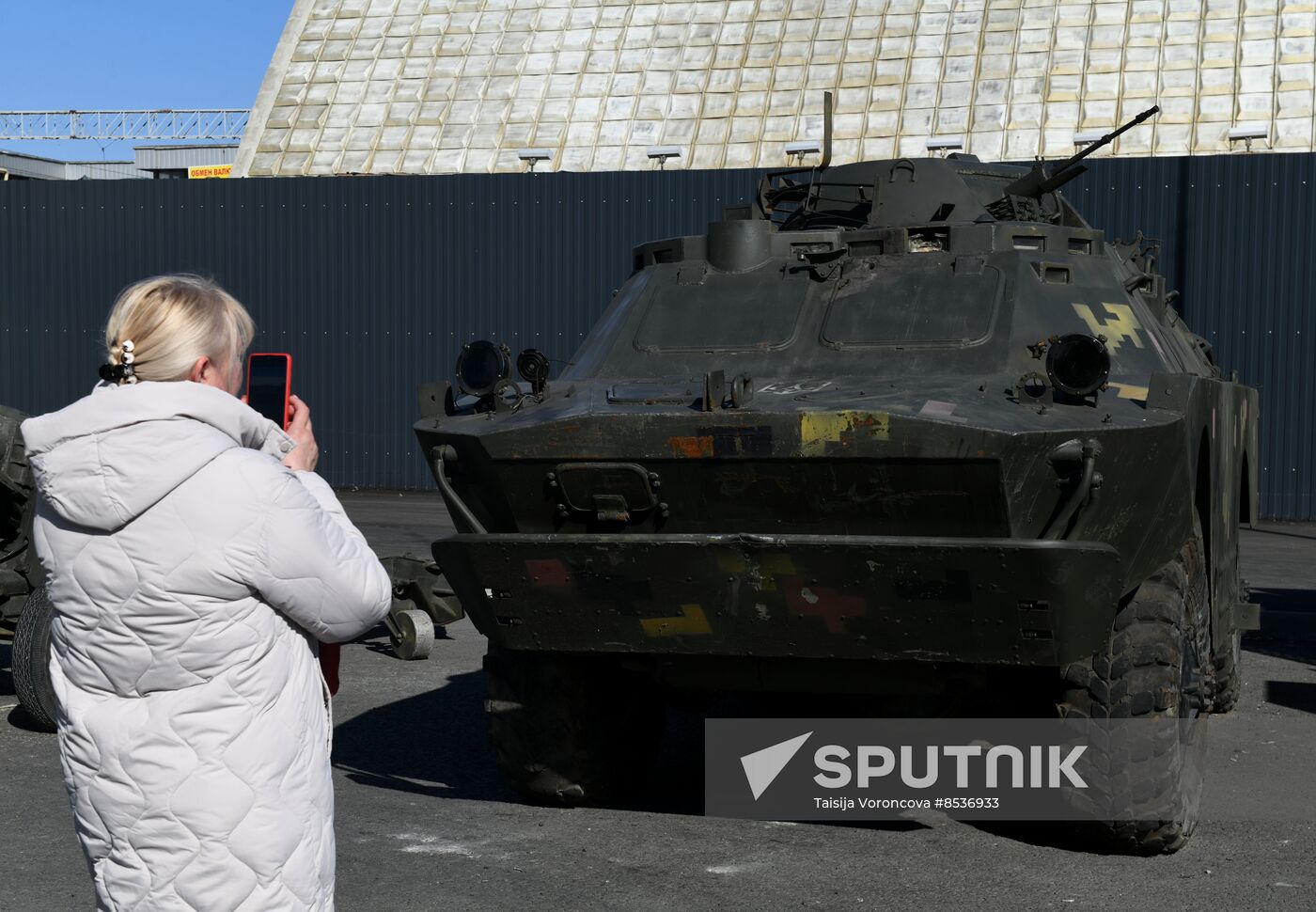 Russia Ukraine Military Operation Captured Hardware Exhibition