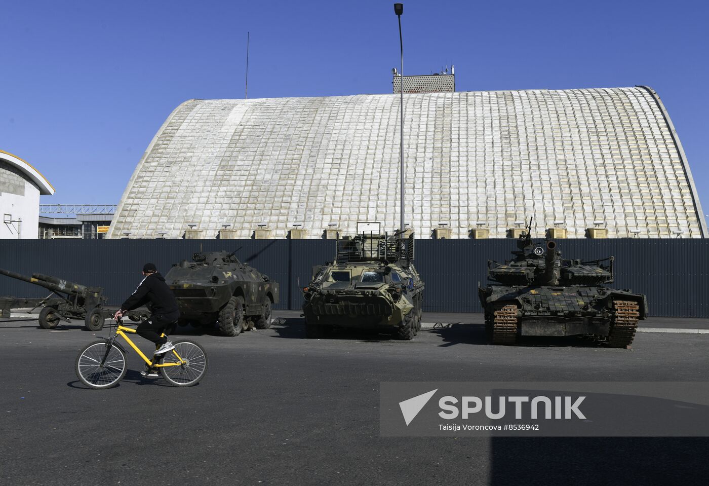 Russia Ukraine Military Operation Captured Hardware Exhibition