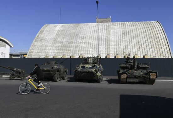 Russia Ukraine Military Operation Captured Hardware Exhibition