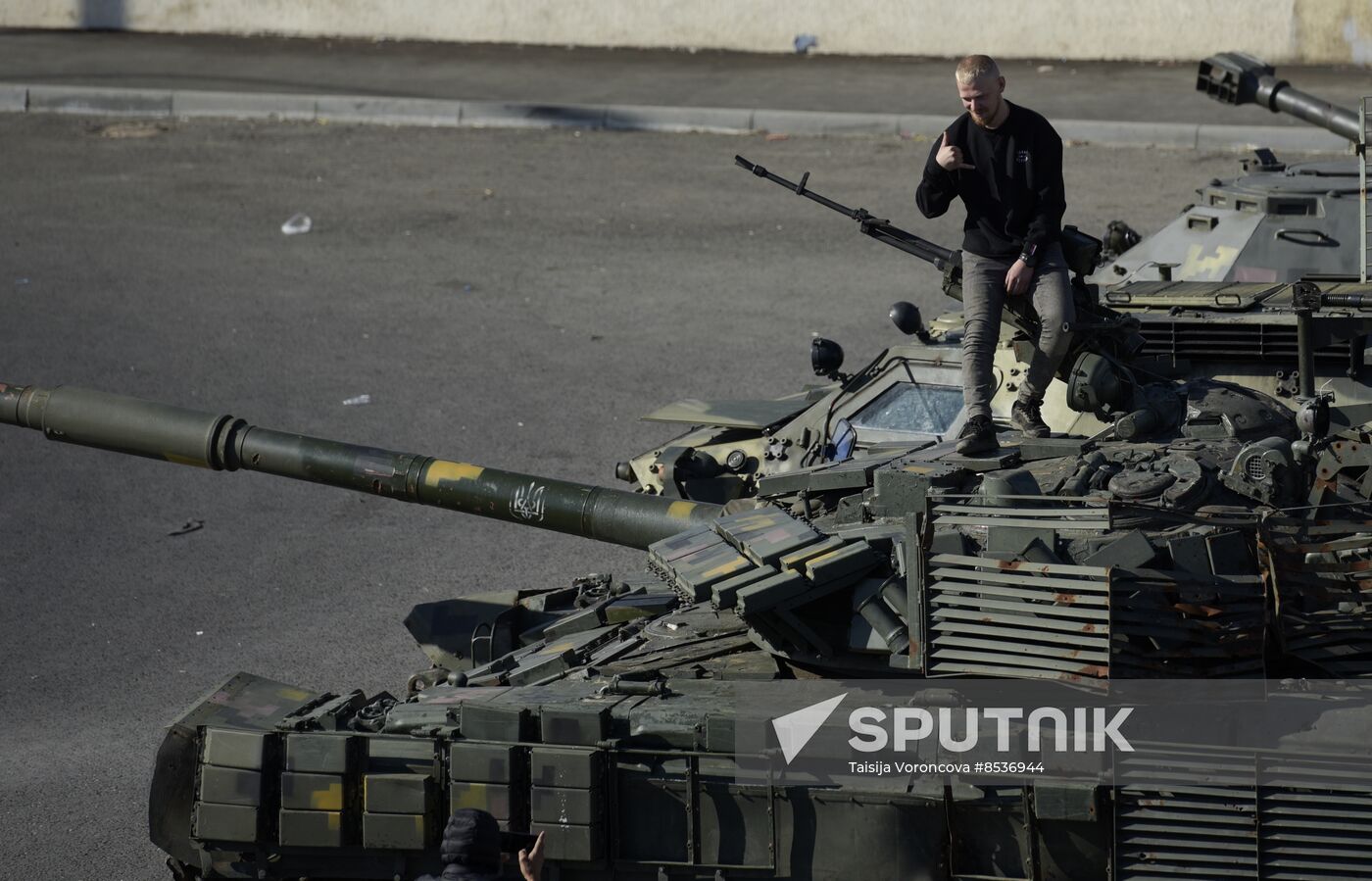 Russia Ukraine Military Operation Captured Hardware Exhibition