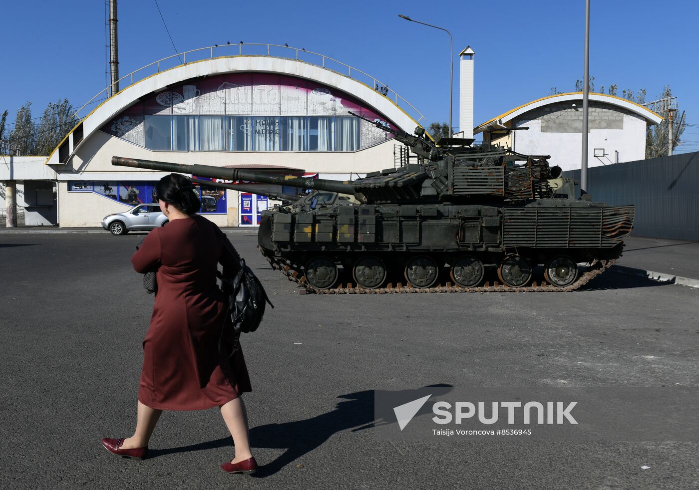 Russia Ukraine Military Operation Captured Hardware Exhibition