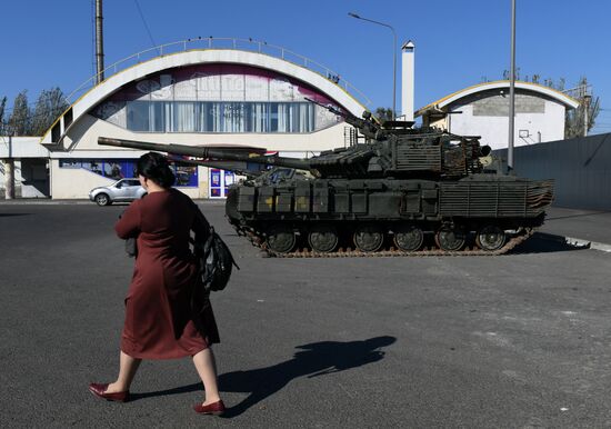 Russia Ukraine Military Operation Captured Hardware Exhibition