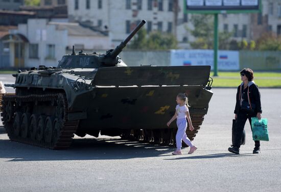 Russia Ukraine Military Operation Captured Hardware Exhibition