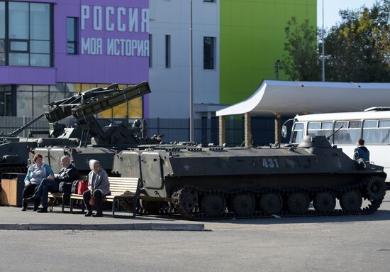 Russia Ukraine Military Operation Captured Hardware Exhibition