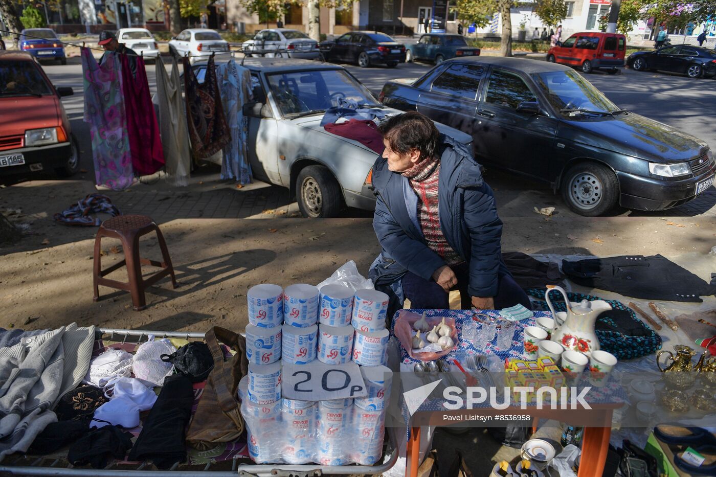 Russia Zaporizhzhia Region Flea Market