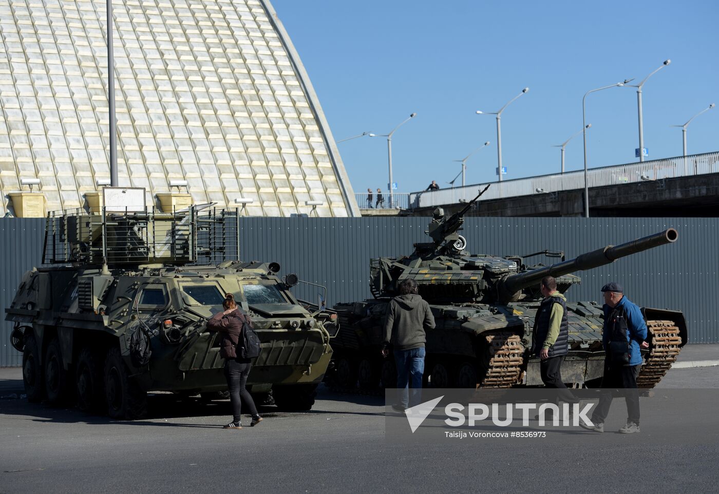 Russia Ukraine Military Operation Captured Hardware Exhibition