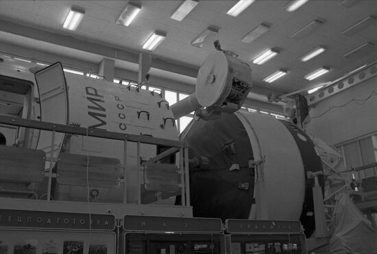 Mir orbital station and Kvant astrophysics module