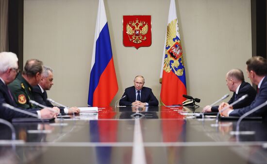 Russia Putin Operational Meeting