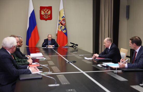 Russia Putin Operational Meeting