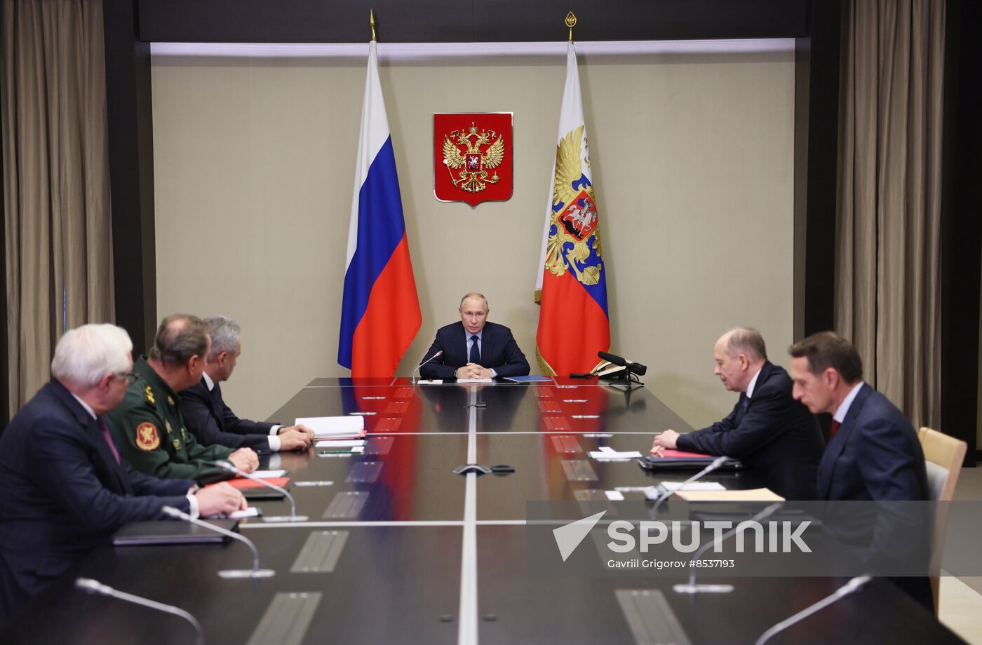 Russia Putin Operational Meeting
