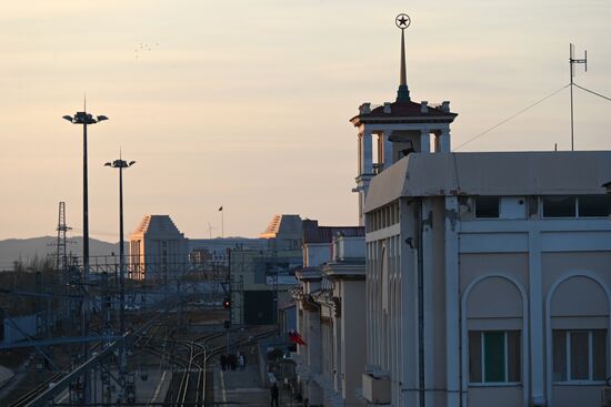Russia China Crossing Point