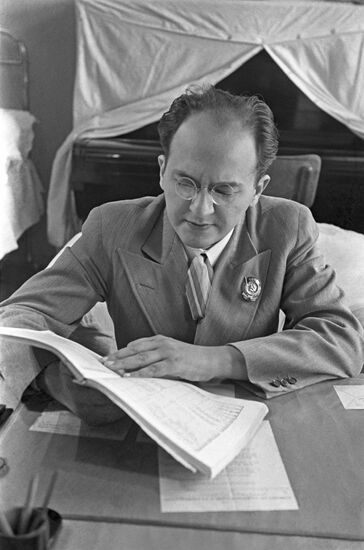 Soviet orchestra conductor Alexander Malik-Pashayev