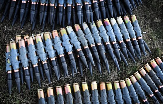 Russia Ukraine Military Operation APC Crews Training