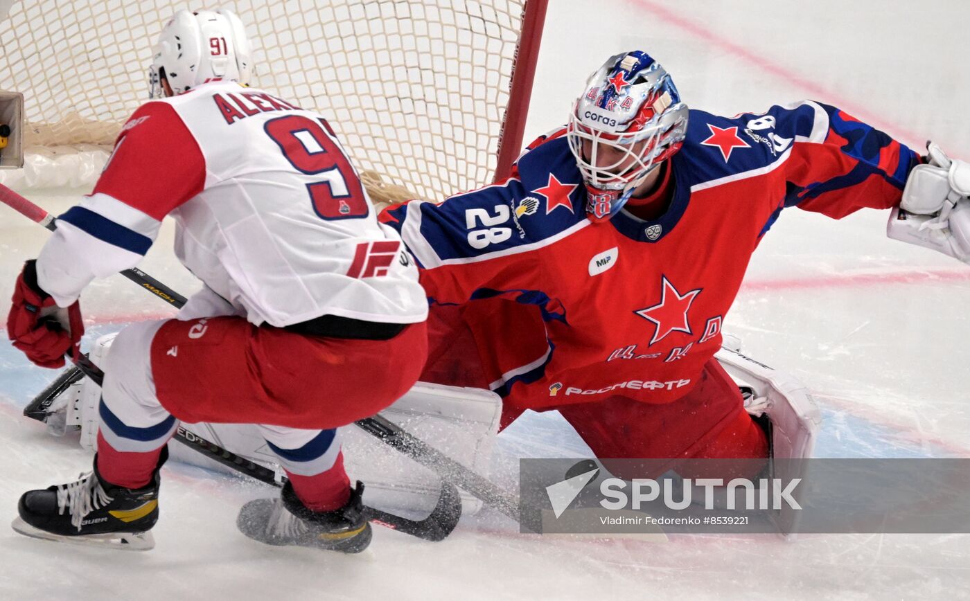 Russia Ice Hockey Kontinental League CSKA - Lokomotiv