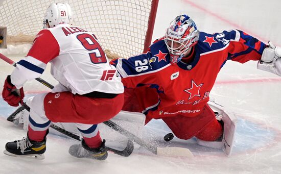 Russia Ice Hockey Kontinental League CSKA - Lokomotiv