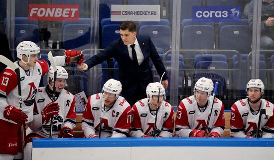 Russia Ice Hockey Kontinental League CSKA - Lokomotiv