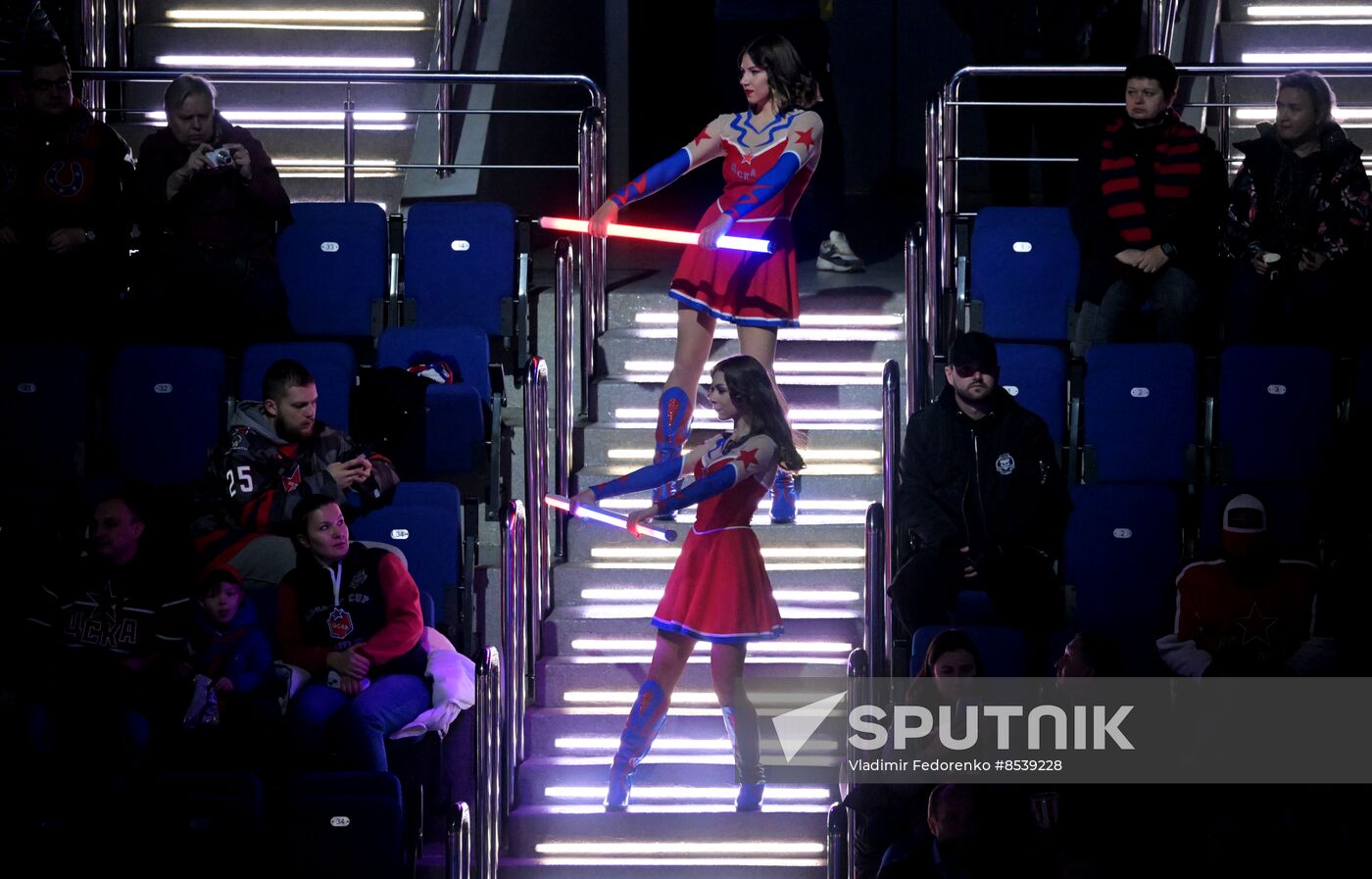 Russia Ice Hockey Kontinental League CSKA - Lokomotiv